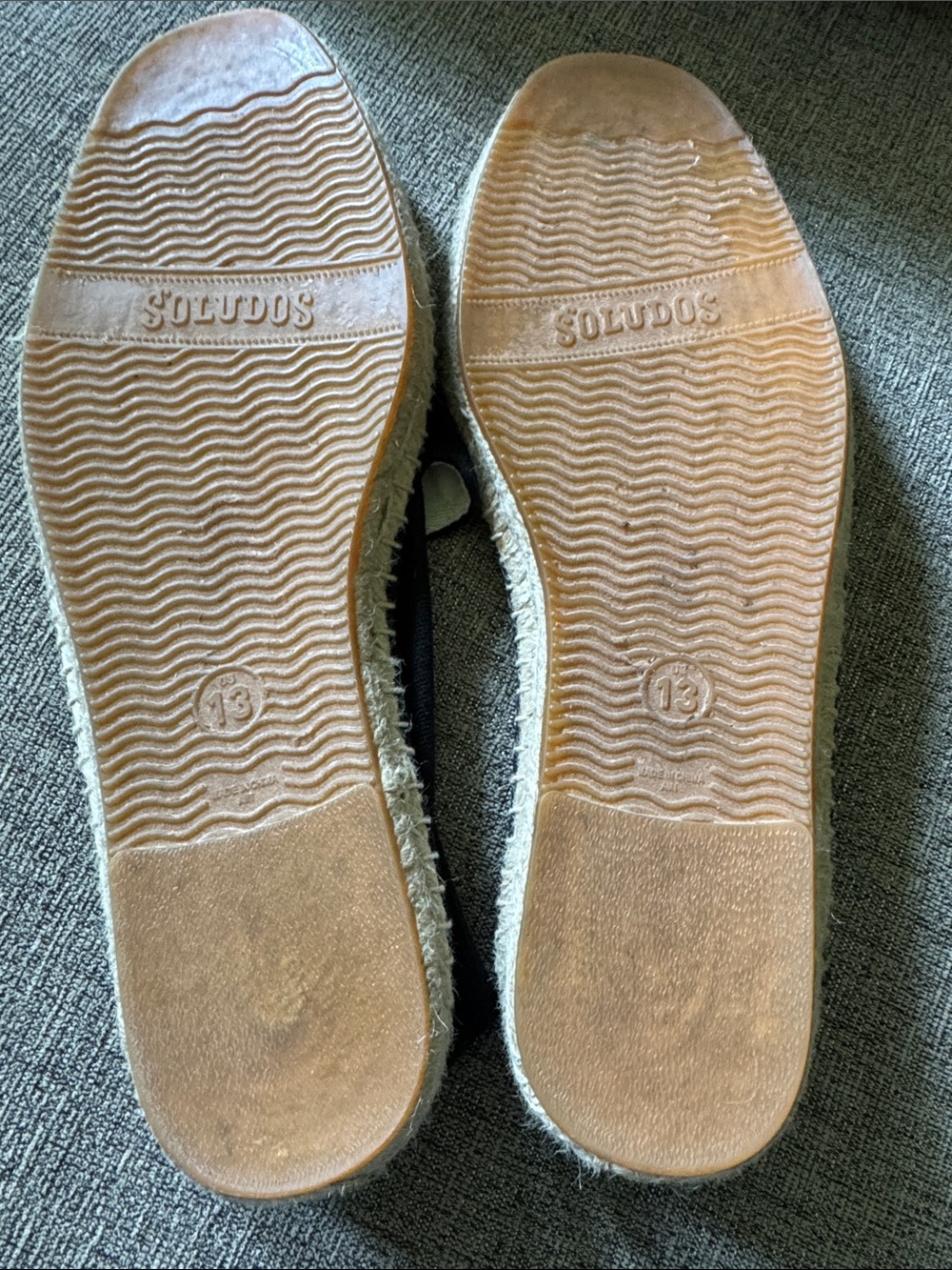Soludos Espadrilles in Tan with Natural Jute Trim